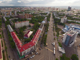 Пересечение улиц 50 лет Октября и Мингажева