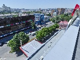 Панорамный вид на Белгород с крыши гостиницы "Аврора"