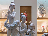 Lladro, салон художественного коллекционного фарфора