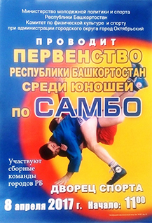 Первенство по самбо среди юношей