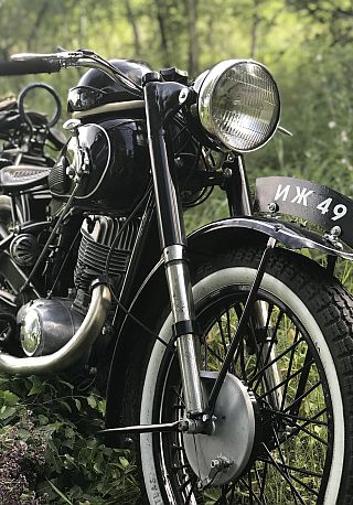 Выставка легендарных мотоциклов